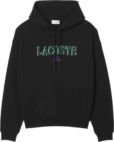 LACOSTE FELPA CON CAPPUCCIO SH5464-031 RICAMATA EMBROIDERED