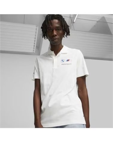 PUMA POLO À MANCHES COURTES BMW MOTORSPORT POUR HOMME BLANCO