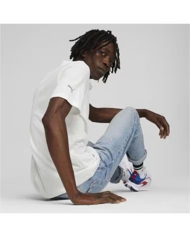 PUMA POLO À MANCHES COURTES BMW MOTORSPORT POUR HOMME BLANCO