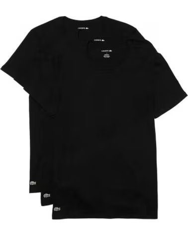 LACOSTE T-SHIRT MANCHES COURTES TH345100031 POUR HOMME NEGRO