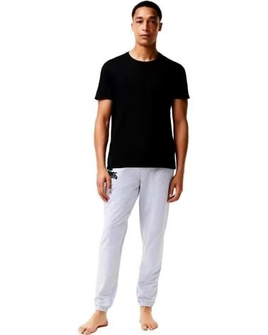 LACOSTE T-SHIRT MANCHES COURTES TH345100031 POUR HOMME NEGRO