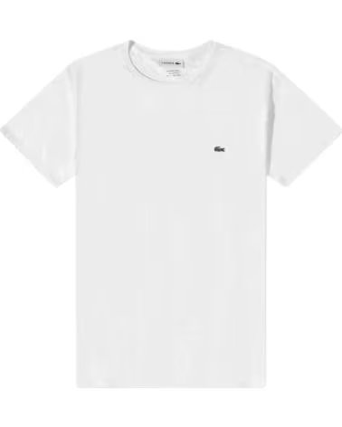 LACOSTE CAMISETA TH6709 MANGA CURTA BRANCO HOMEM BLANCO