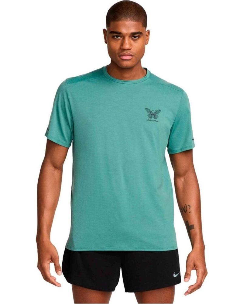 NIKE CAMISETA RUNNING FN3980-361 MANGA CORTA HOMBRE MULTICOLOR