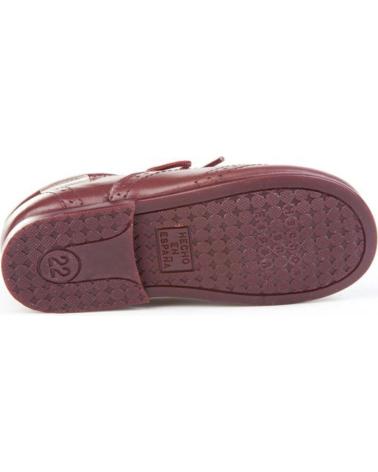 girl and boy shoes ANGELITOS INGLESITA PIEL 505 BURDEOS