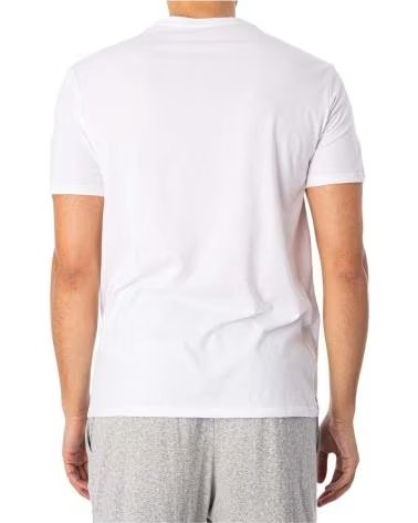 LACOSTE T-SHIRT A MANICHE CORTE DA UOMO BLANCO