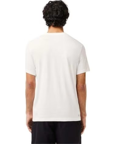 LACOSTE T-SHIRT A MANICHE CORTE TH2042-00-AU8 UOMO BLANCO