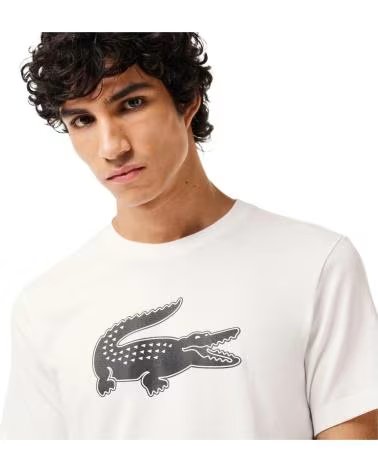 LACOSTE T-SHIRT A MANICHE CORTE TH2042-00-AU8 UOMO BLANCO