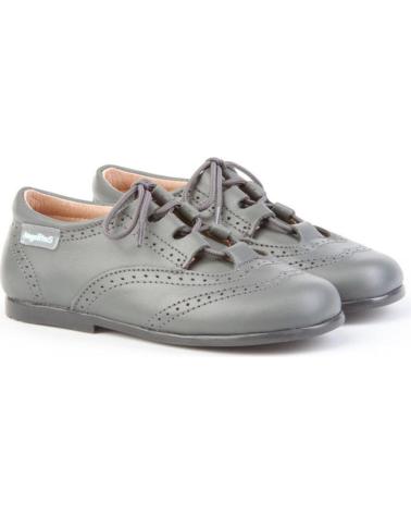girl and boy shoes ANGELITOS INGLESITA PIEL 505 GRIS