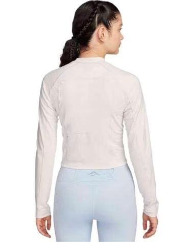 NIKE CAMISETA TRAIL MANGA LARGA FN4706-104 BEIGE MUJER MULTICOLOR