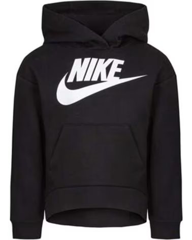 NIKE FELPA CON CAPPUCCIO 36I253-023 NEGRO