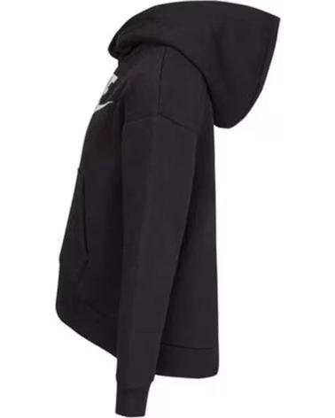 NIKE FELPA CON CAPPUCCIO 36I253-023 NEGRO