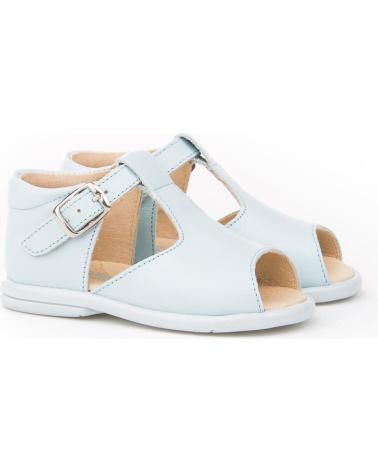 Sandali per Bambina e Bambino ANGELITOS SANDALIA PIEL 532 CELESTE