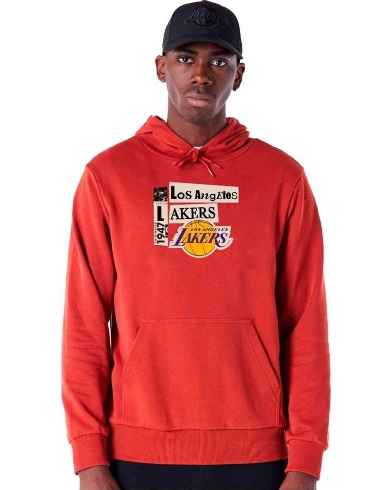 NEW ERA SUDADERA CON CAPUCHA LOS ANGELES LAKERS 60564804-220 MULTICOLOR
