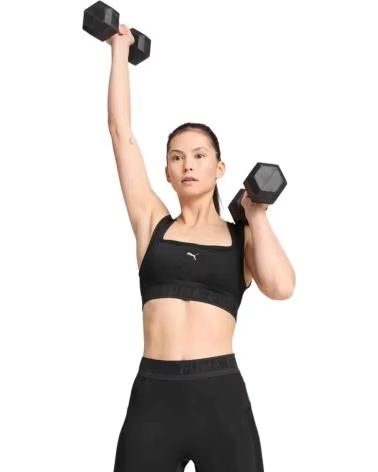 PUMA SUTIÃ ESPORTIVO 526783-01 PARA MULHERES NEGRO