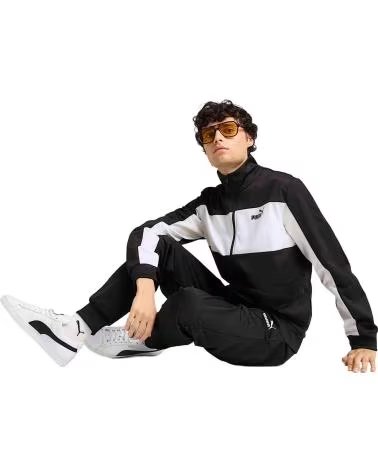 TUTA SPORTIVA PUMA COLORBLOCK POLY SUIT 687304-01 NEGRO