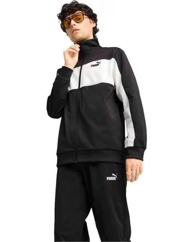 TUTA SPORTIVA PUMA COLORBLOCK POLY SUIT 687304-01 NEGRO