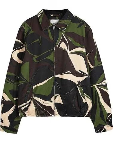 ARTE CHAQUETA AW24-028J ESTAMPADO ABSTRACTO MULTICOLOR
