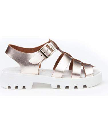 Sandalias de Mujer y Niña ANGELITOS SANDALIA PIEL 624 PLATINO