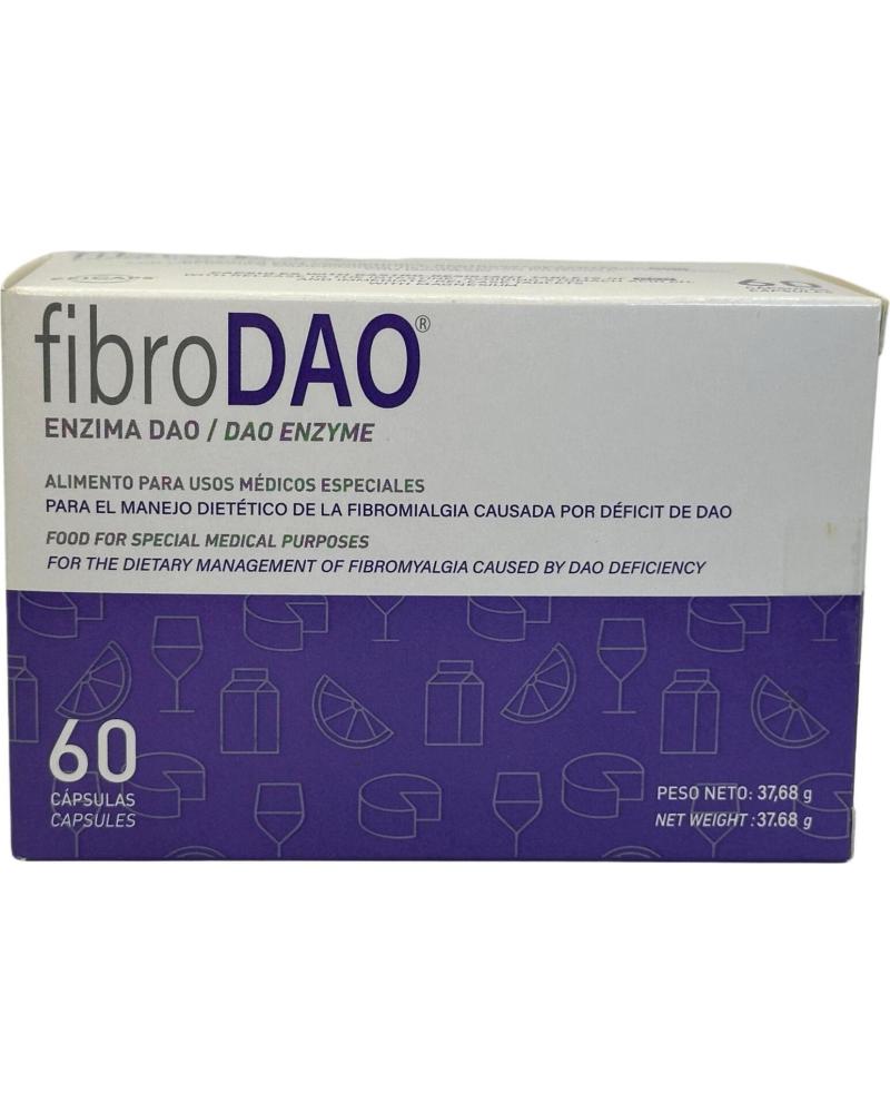 DR HEALTHCARE FIBRODAO ENZIMA DAO 60 CÁPSULAS INTOLERANCIA HISTAMINA
