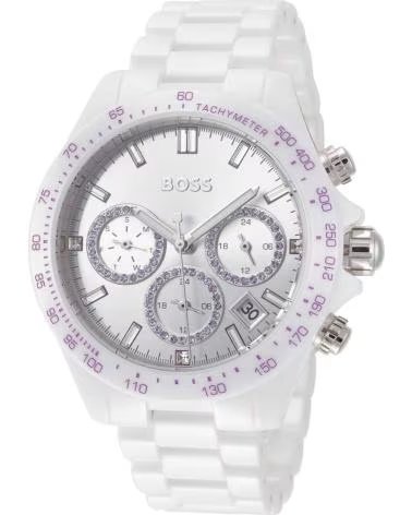 BOSS OROLOGIO CRONOGRAFO 1502632 BIANCO BLANCO