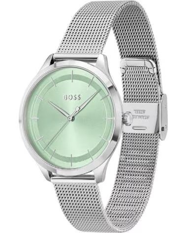 BOSS RELOJ 1502636 CON ESFERA VERDE Y CORREA DE MALLA GRIS