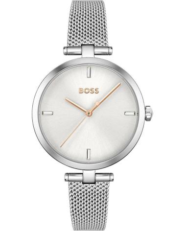 BOSS RELOJ 1502653 DE ACERO INOXIDABLE CON MALLA MILANESA GRIS