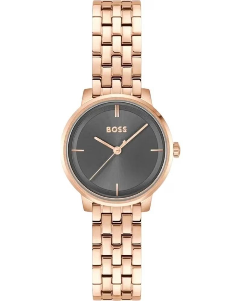 BOSS 1502820 WATCH WITH ROSE GOLD TONE LINK STRAP ROSA