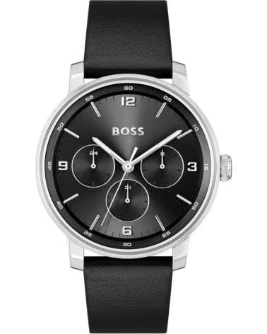 BOSS 1514125 WATCH WITH LEATHER STRAP NEGRO