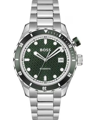BOSS 1514178 AUTOMATIKUHR MIT GRÜNEM ZIFFERBLATT GRIS
