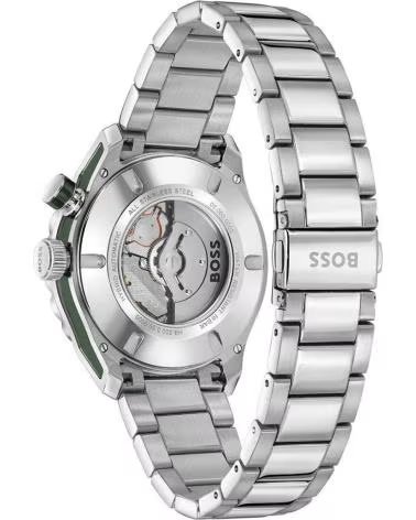 BOSS 1514178 AUTOMATIKUHR MIT GRÜNEM ZIFFERBLATT GRIS