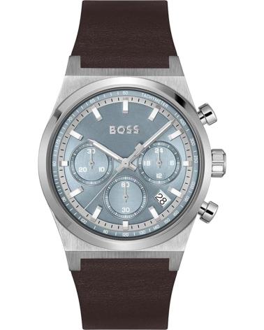 BOSS RELOJ CRONÓGRAFO CON CORREA DE PIEL MARRÓN MARRON