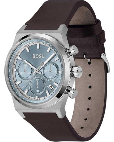 BOSS RELOJ CRONÓGRAFO CON CORREA DE PIEL MARRÓN MARRON