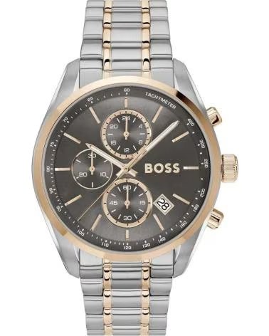 BOSS OROLOGIO CRONOGRAFO 1514252 BICOLORE GRIS
