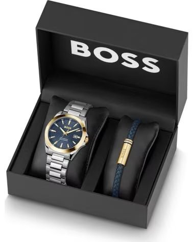 BOSS 1570191 UHR MIT PASSENDEM ARMBAND GRIS