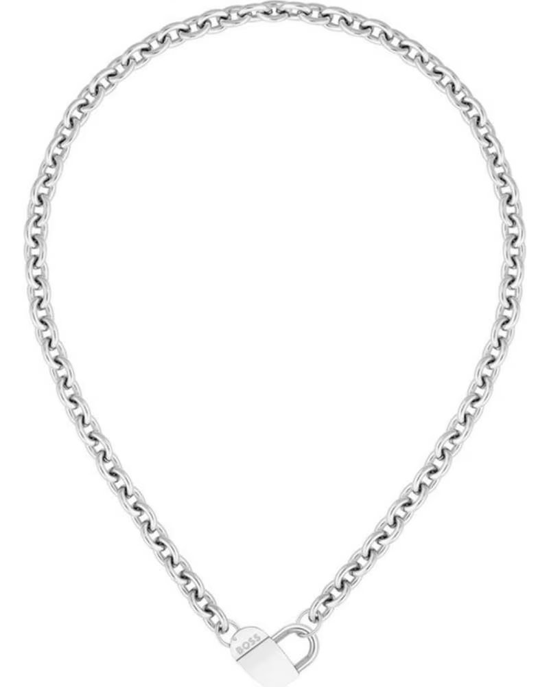 BOSS COLLAR DE CADENA CON COLGANTE DE CANDADO