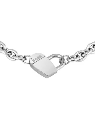 BOSS BRACCIALE CON PENDENTE A LUCCHETTO