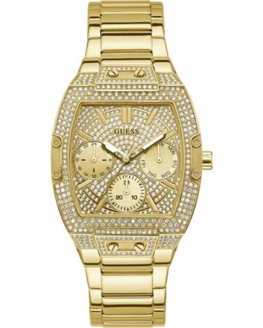 GUESS RELOJ GW0104L2 MULTIFUNCIÓN DORADO CON PEDRERÍA