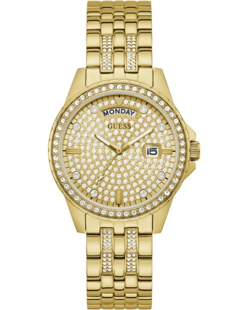GUESS RELOJ GW0254L2 DORADO CON PEDRERÍA