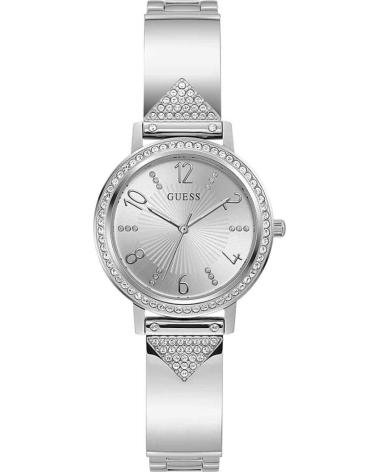 GUESS RELOJ GW0474L1 PLATEADO CON CRISTALES GRIS