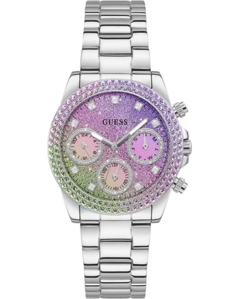 GUESS RELOJ GW0483L1 CON ESFERA DEGRADADA Y CRISTALES GRIS