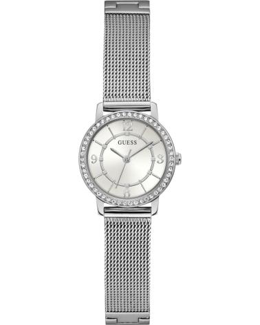 GUESS RELOJ GW0534L1 PLATEADO CON MALLA MILANESA GRIS