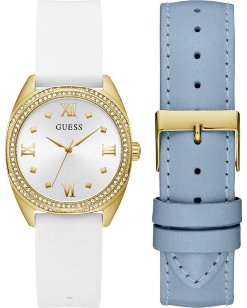 GUESS RELOJ GW0691L2 CON CORREA INTERCAMBIABLE BLANCO