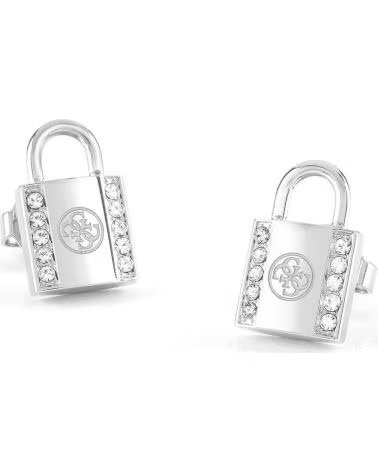GUESS PENDIENTES JUBE01096JWRHT-U TIPO CANDADO CON CRISTALES
