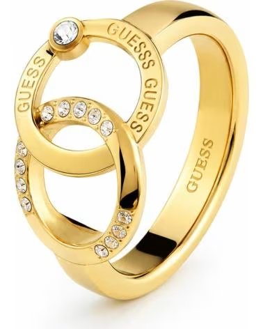 GUESS ANILLO JUBR02196JWYGGN54 DORADO CON CRISTALES