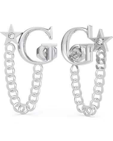 GUESS PENDIENTES UBE70156 CON DISEÑO DE G Y ESTRELLA