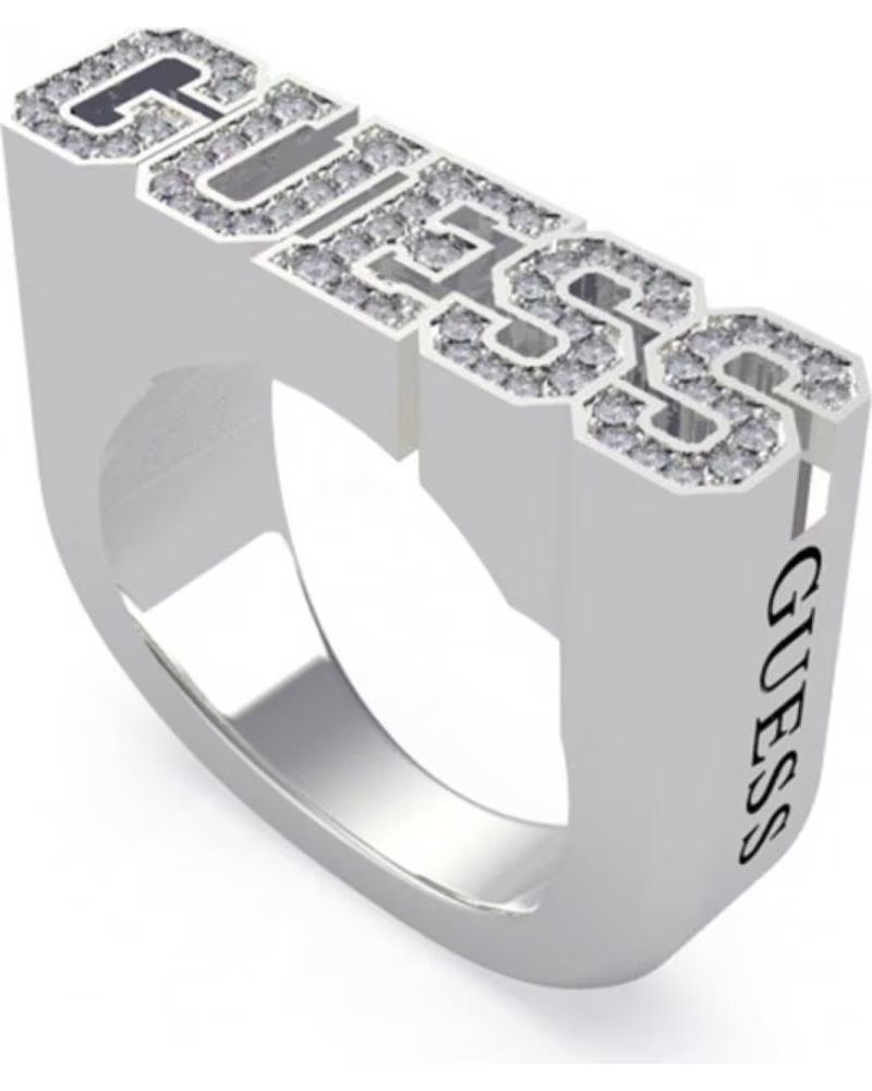 GUESS ANILLO UBR20018-52 CON LOGOTIPO Y CRISTALES