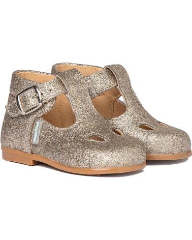 girl and boy shoes ANGELITOS PEPITO PURPURINA 633 PLATINO