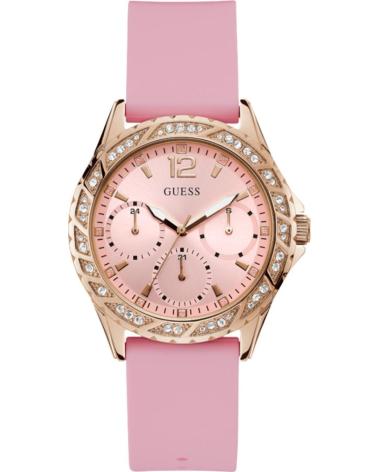 GUESS RELOJ W0032L9 CON CORREA DE SILICONA ROSA