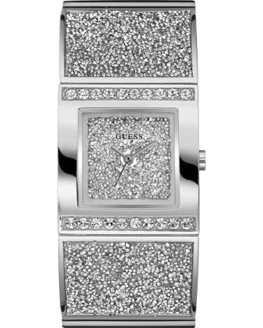 GUESS RELOJ W0650L1 PLATEADO CON CRISTALES PLATA