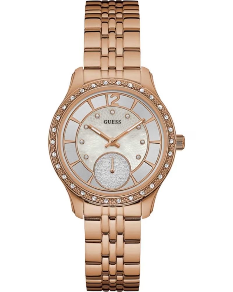 RELOJ GUESS W0931L3 ACERO INOXIDABLE ORO ROSA